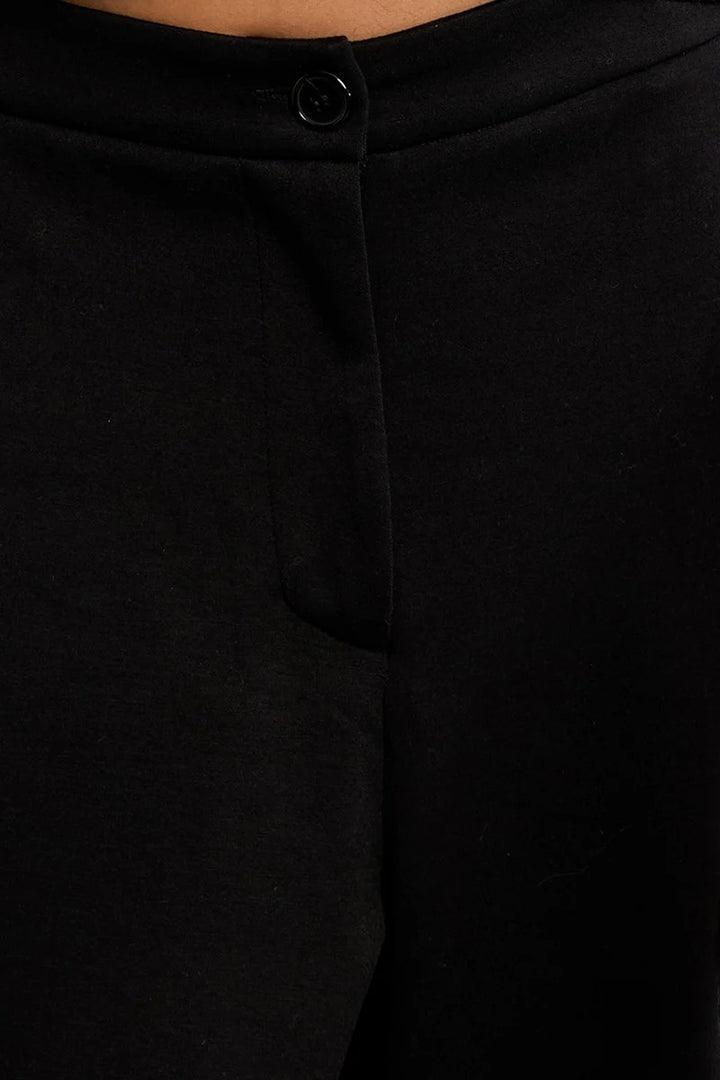 Black Knitted Pant