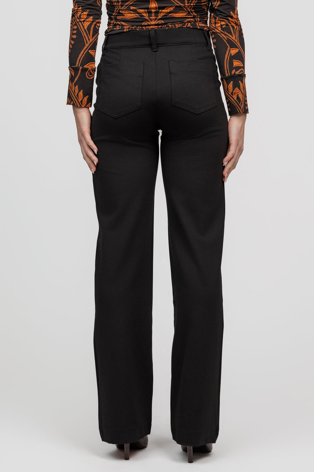 Black Marine Ponte Pant