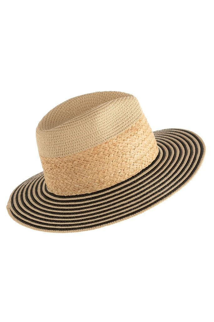 Black Multi Armida Summer Hat