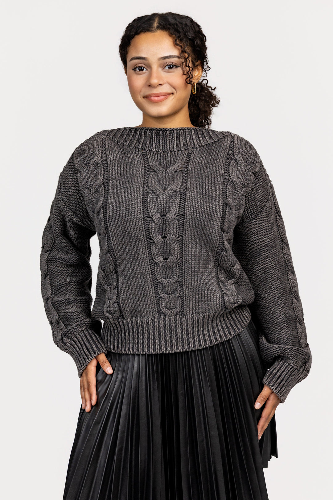 Black Multi Debbie Sweater