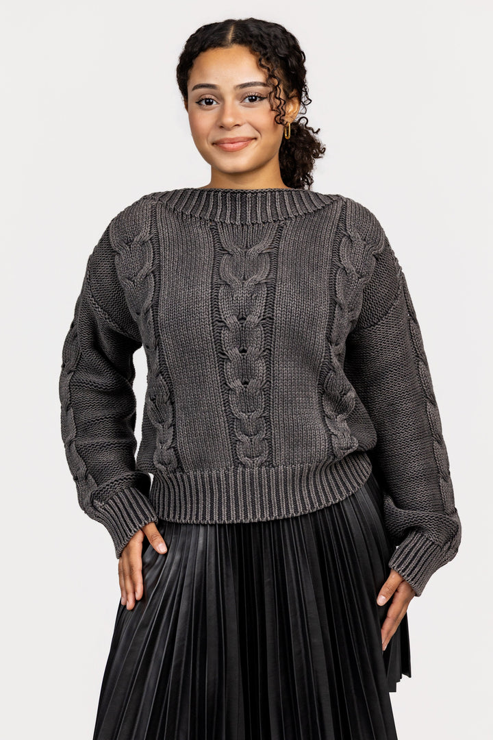 Black Multi Debbie Sweater