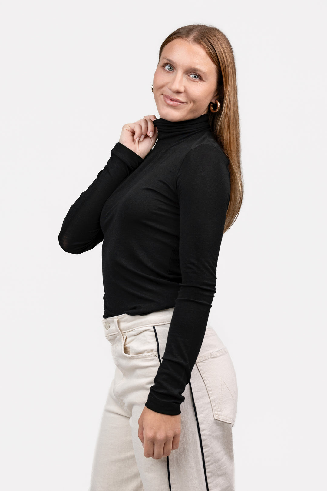 Black Pascale Turtleneck