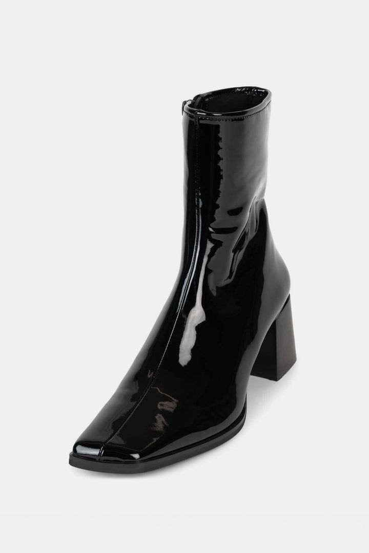 Black Patent Slique Ankle Boot
