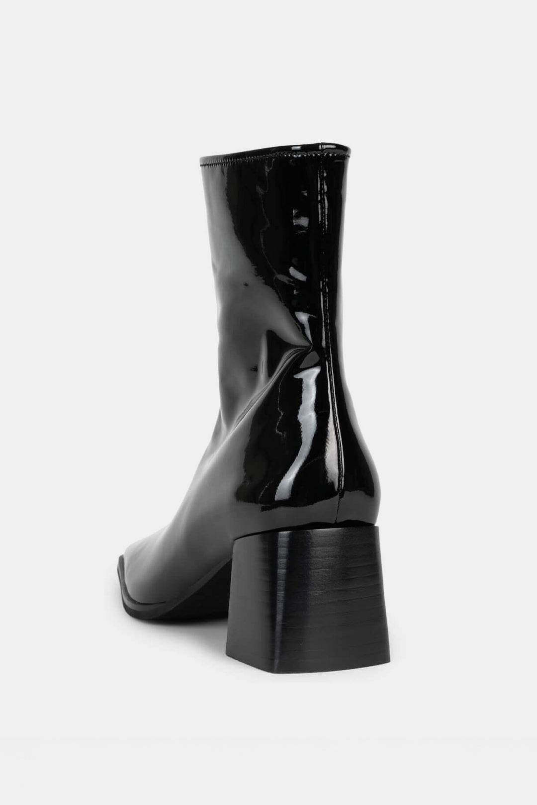 Black Patent Slique Ankle Boot