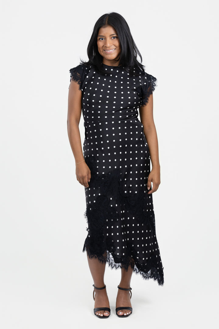 Black Polka Dot Dress