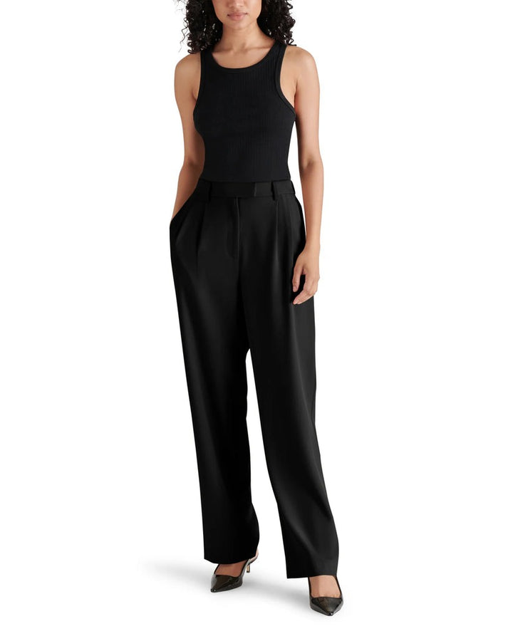 Black Straight Leg Neave Pant