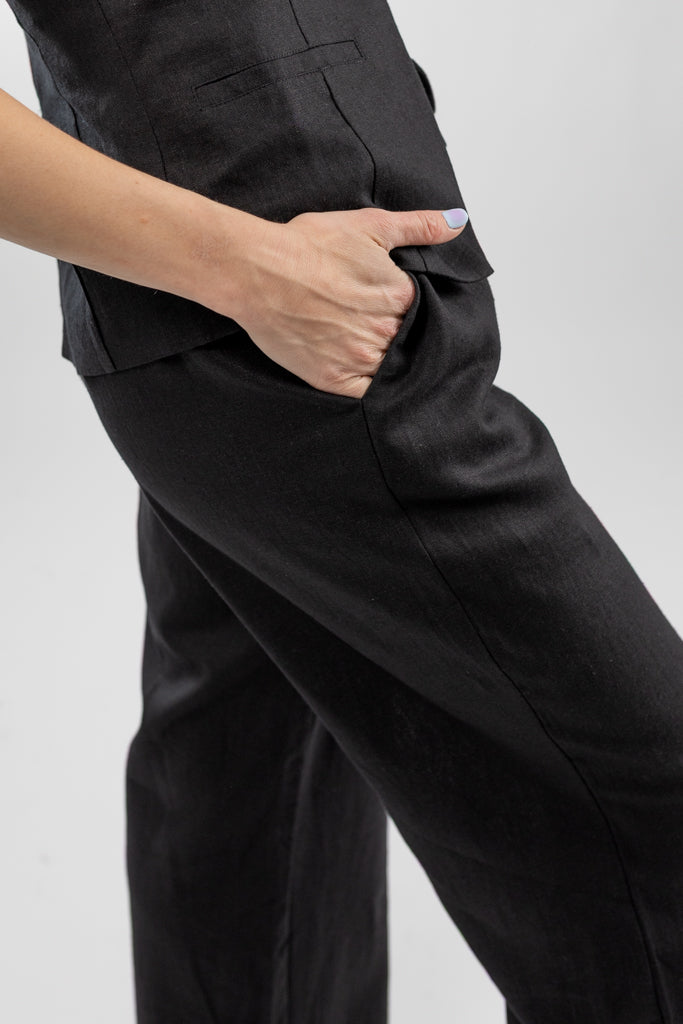 Black Venetia Pant