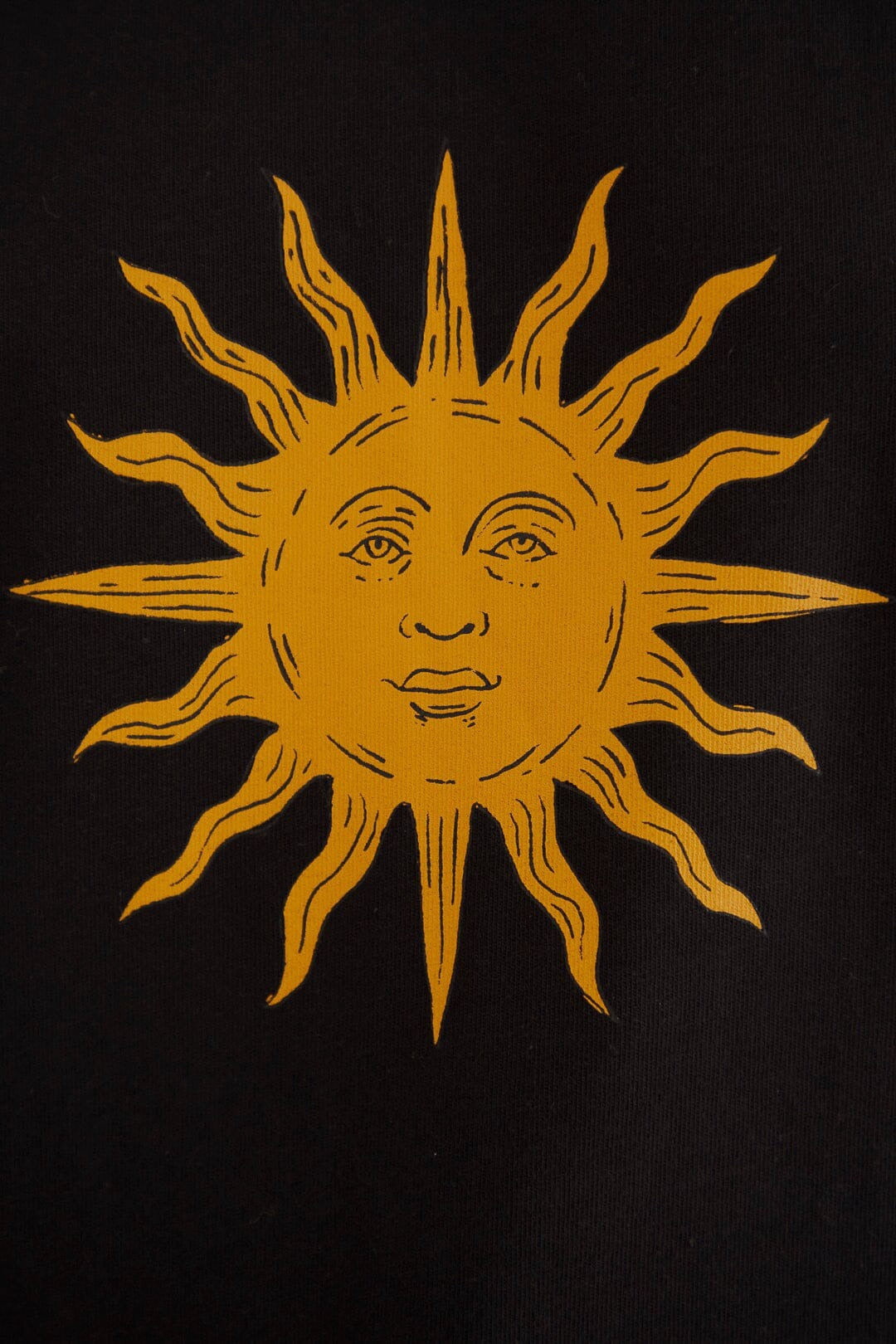 Black Walking With The Sun T-Shirt