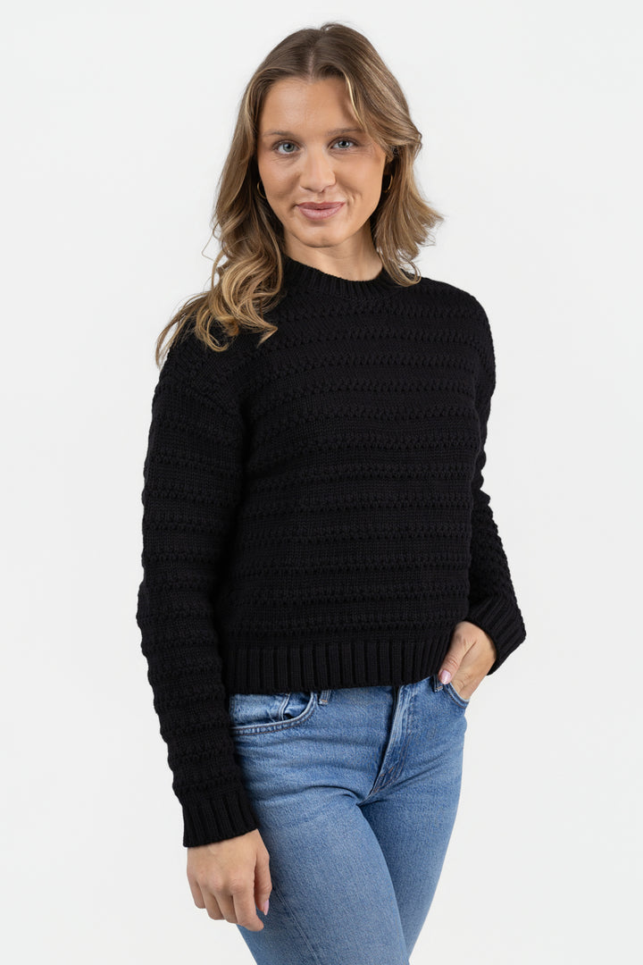 Black Whitfield Pullover