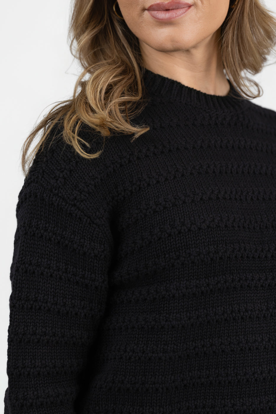 Black Whitfield Pullover