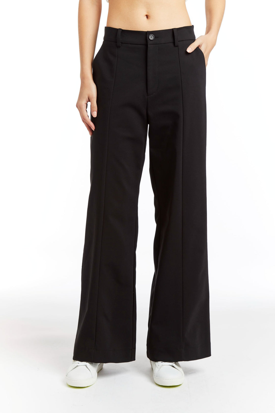 Black Wide Leg Razi Pant