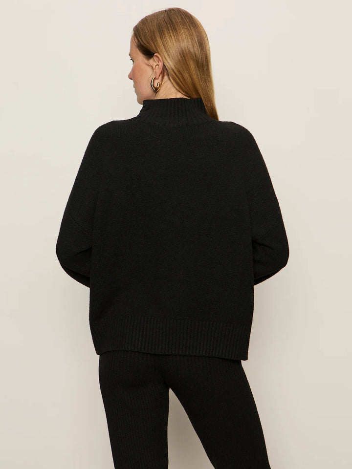 Black Aquamarine Après Ski Sweater