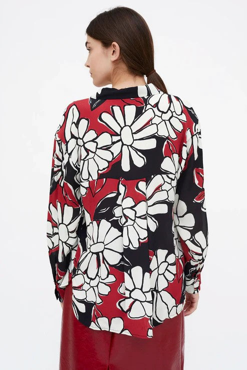 Black Cream Multi Blouse