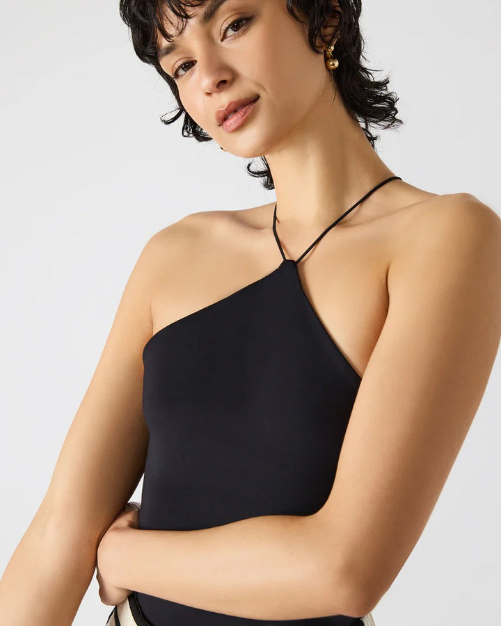 Black Criss-Cross Linnie Tank Top