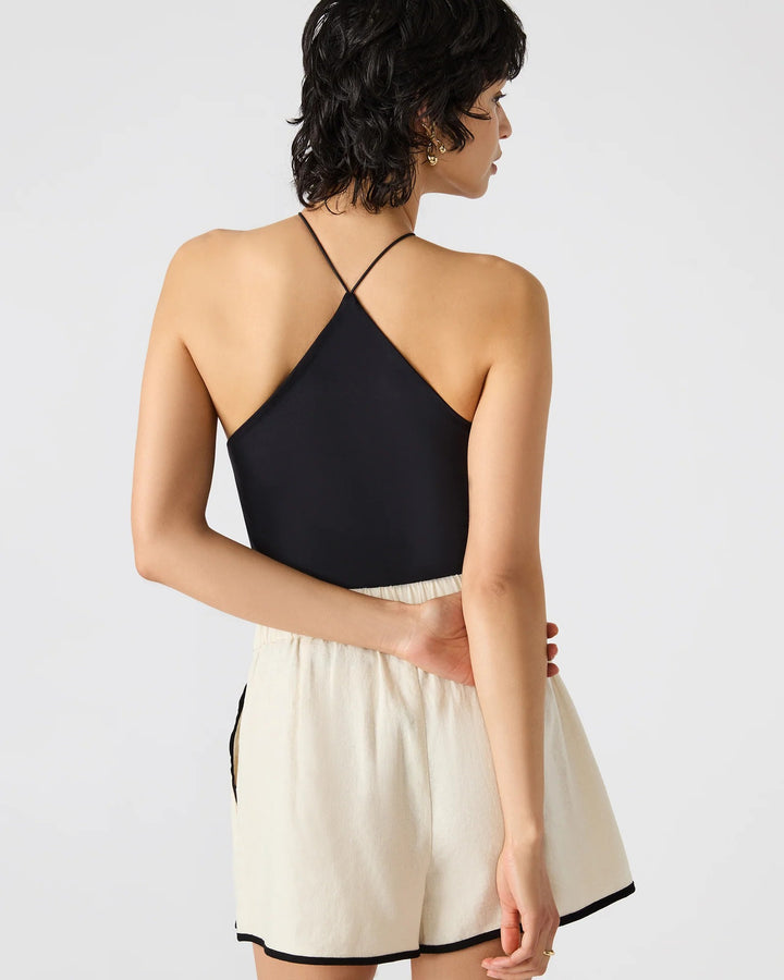 Black Criss-Cross Linnie Tank Top