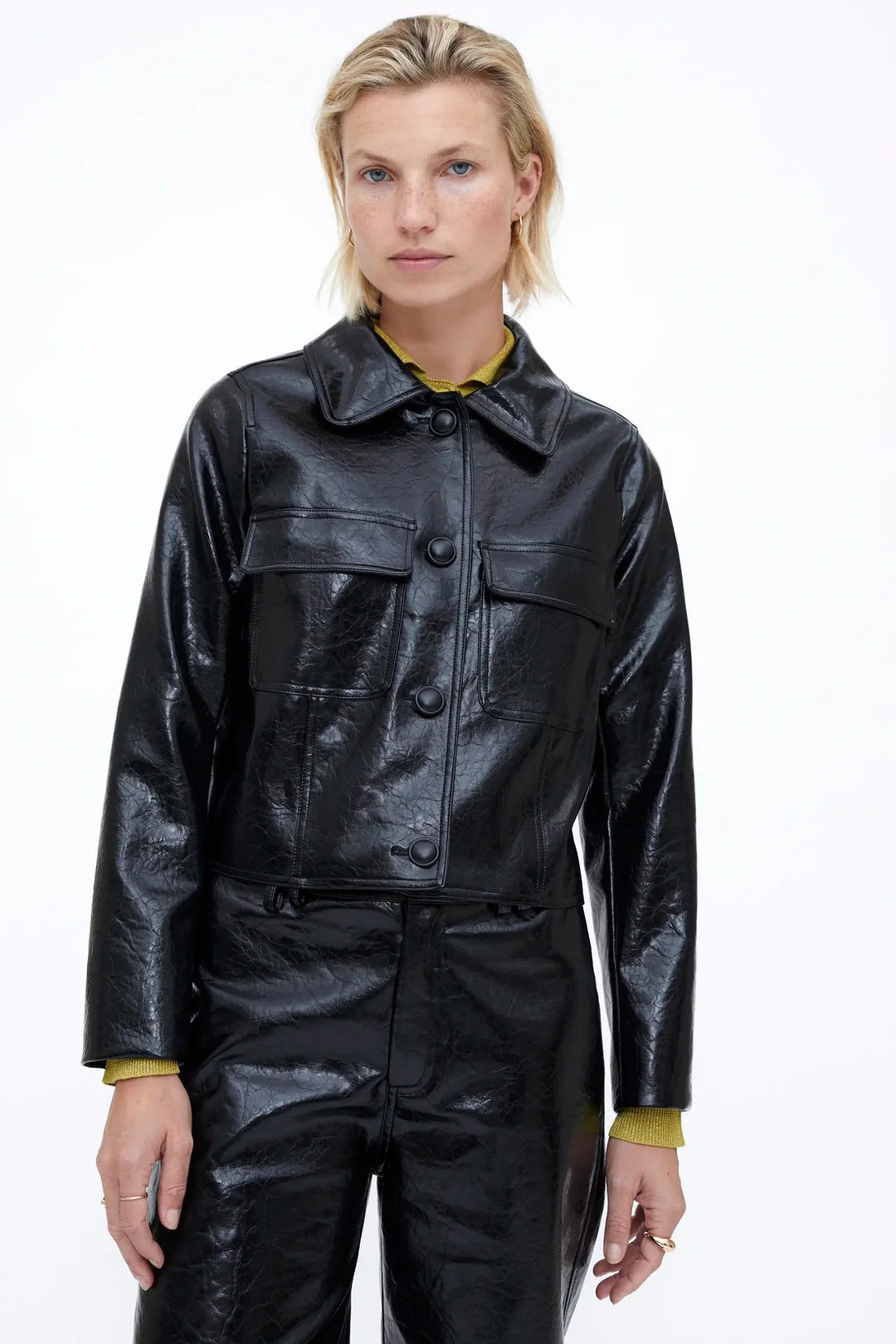 Black Cropped Jacket