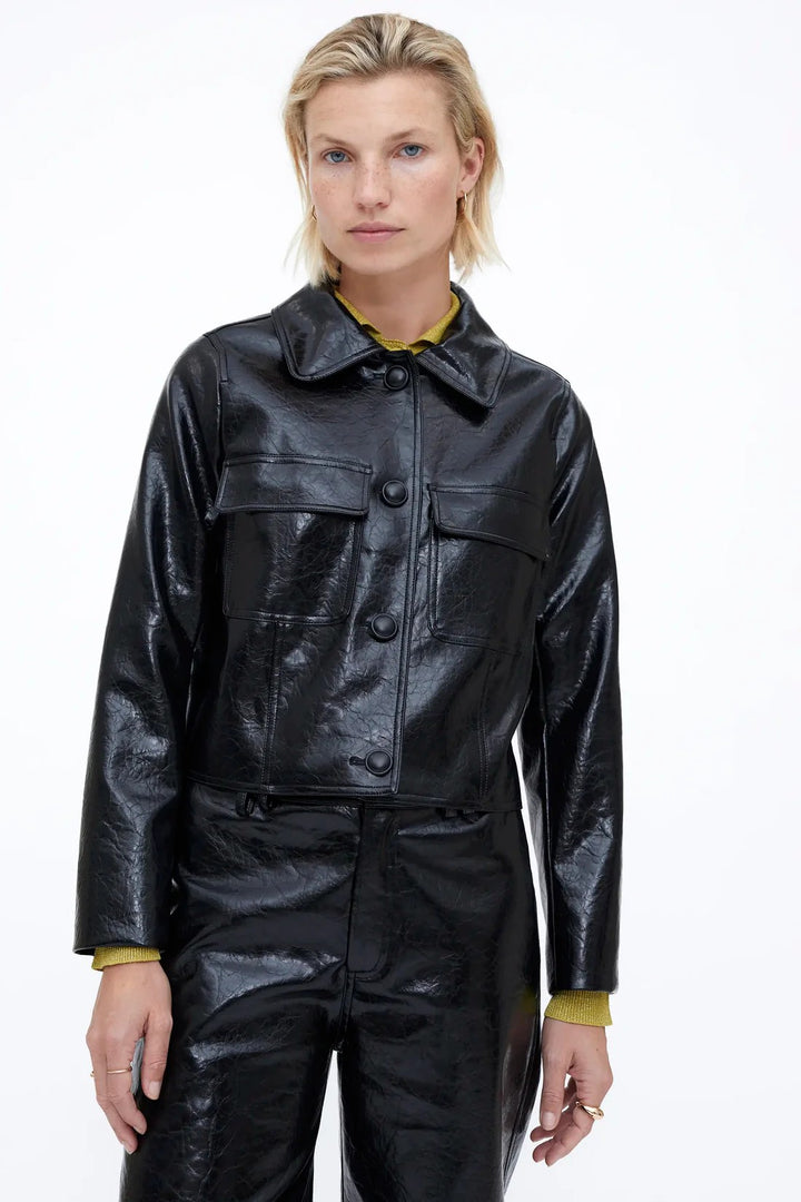 Black Cropped Jacket