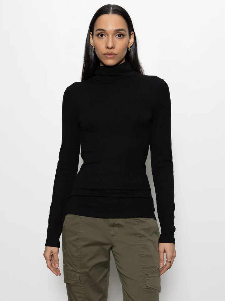 Black Essential Turtleneck