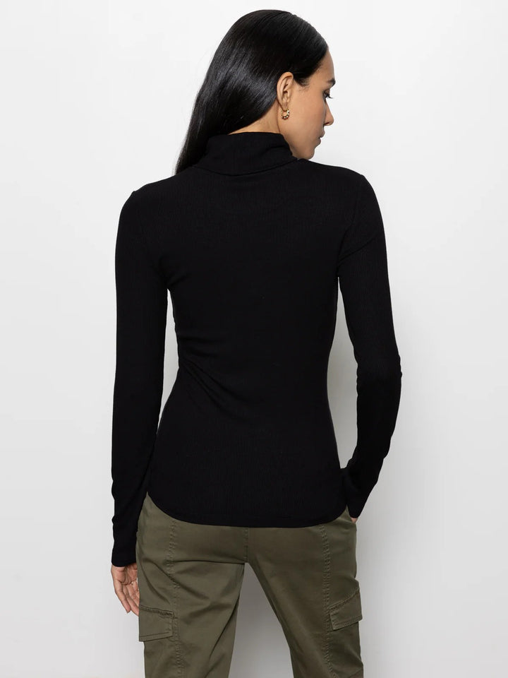 Black Essential Turtleneck