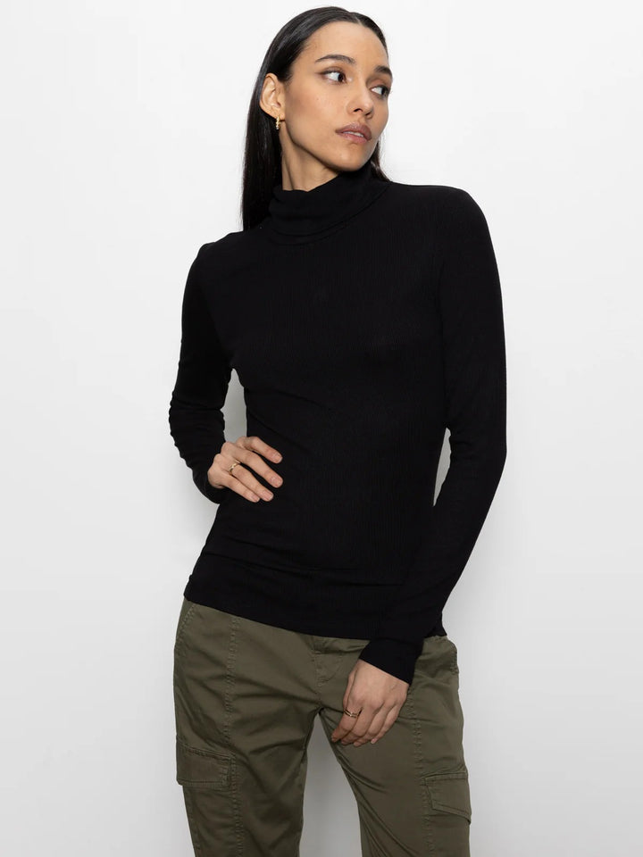 Black Essential Turtleneck