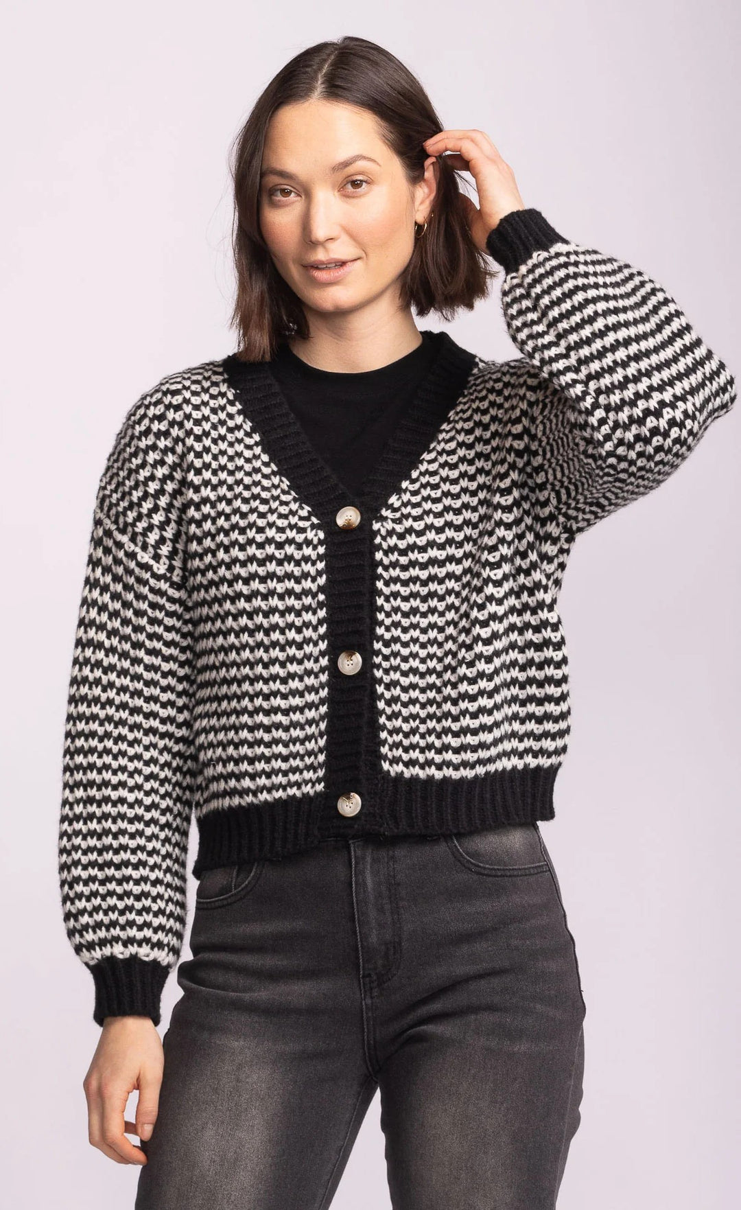 Black Evan Cardigan