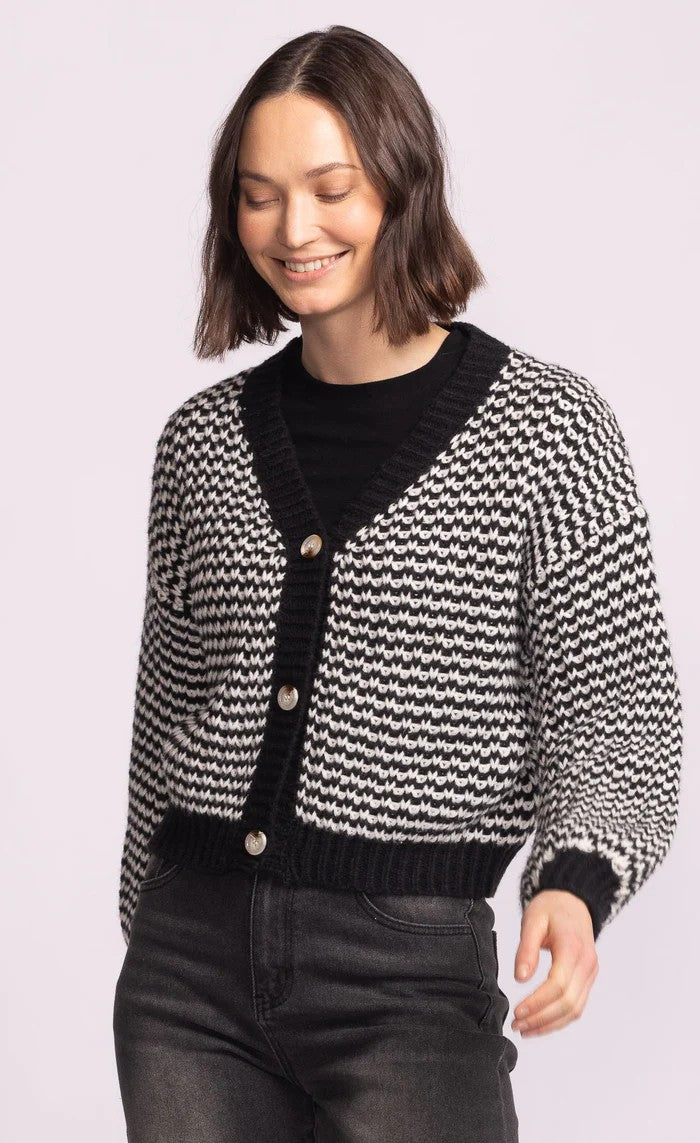 Black Evan Cardigan