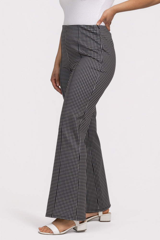 Black Gingham Auray Pant
