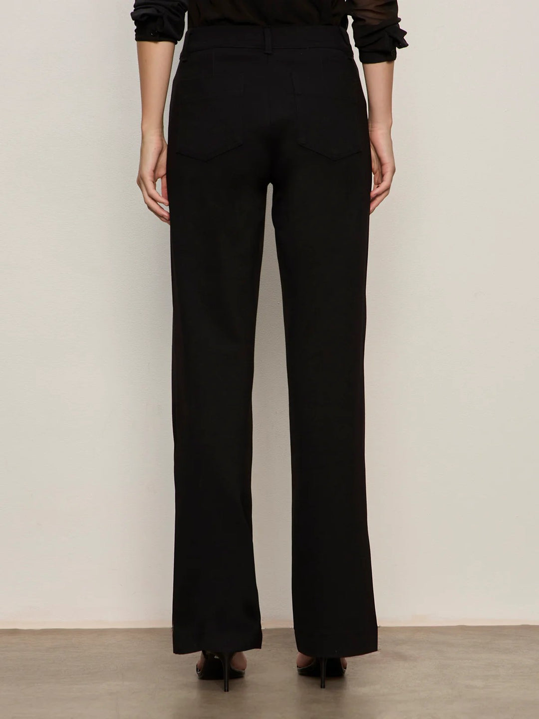 Black Marine Ponte Pant