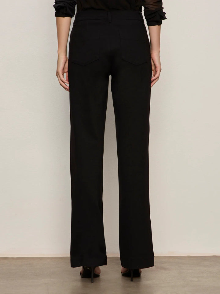 Black Marine Ponte Pant