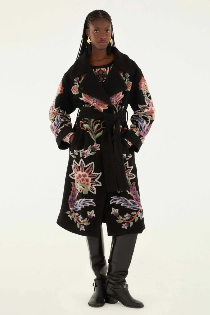 Black Marvelous Garden Coat