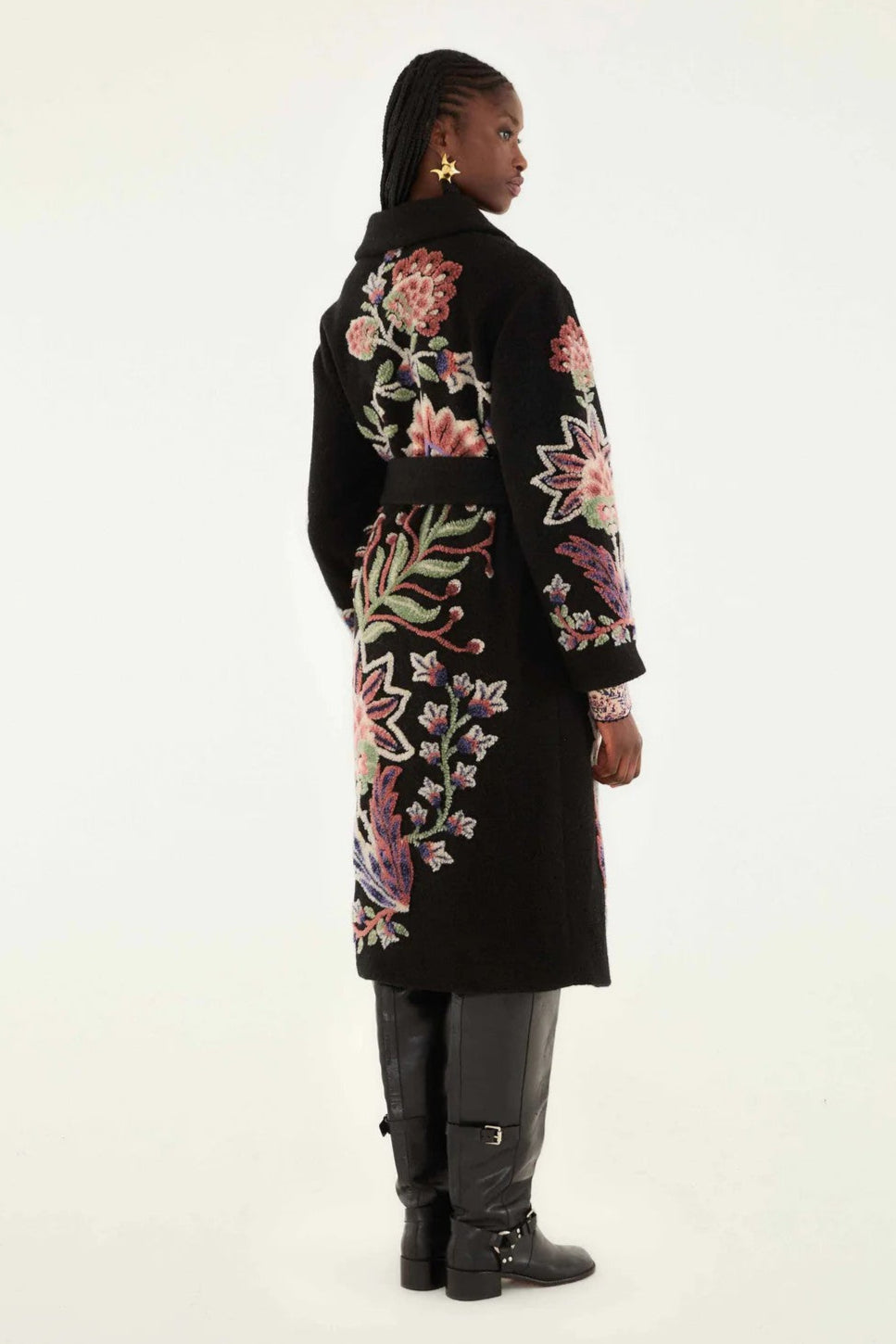 Black Marvelous Garden Coat