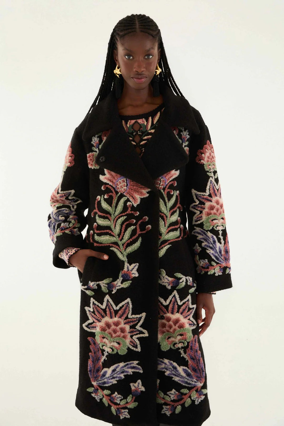 Black Marvelous Garden Coat