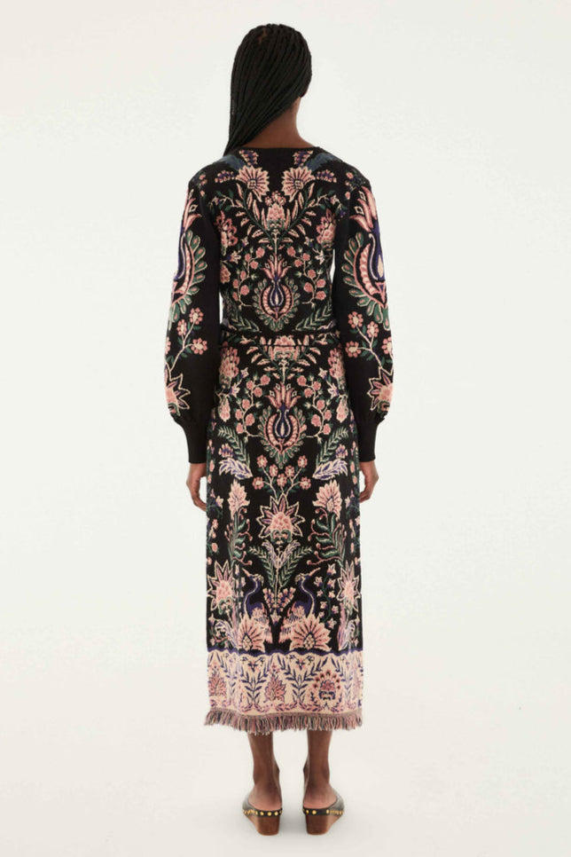 Black Marvelous Garden Skirt