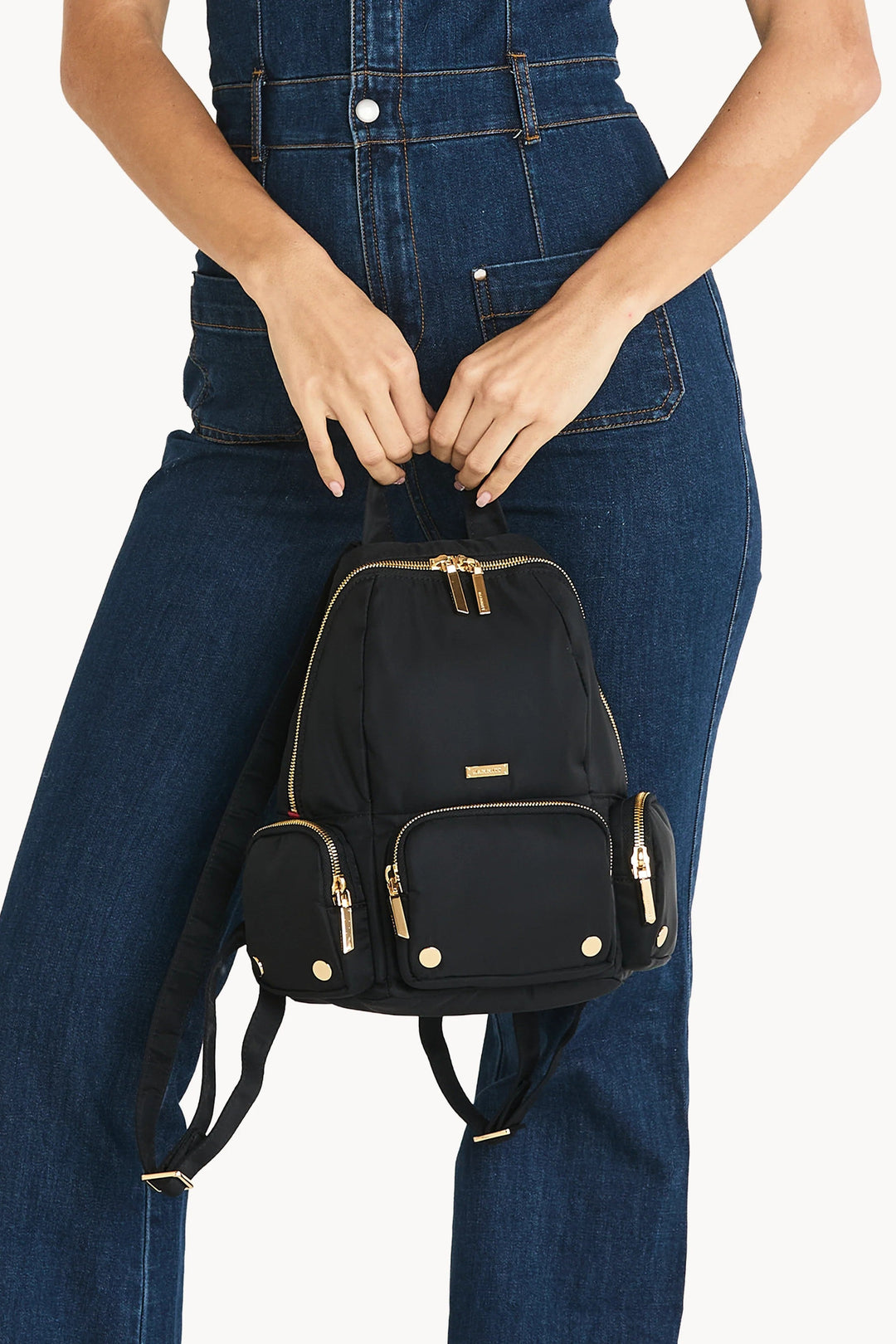 Black Nylon Cargo Med Hunter Handbag