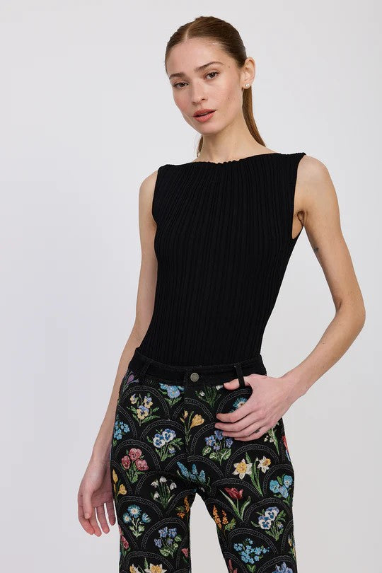 Black Reed Bodysuit