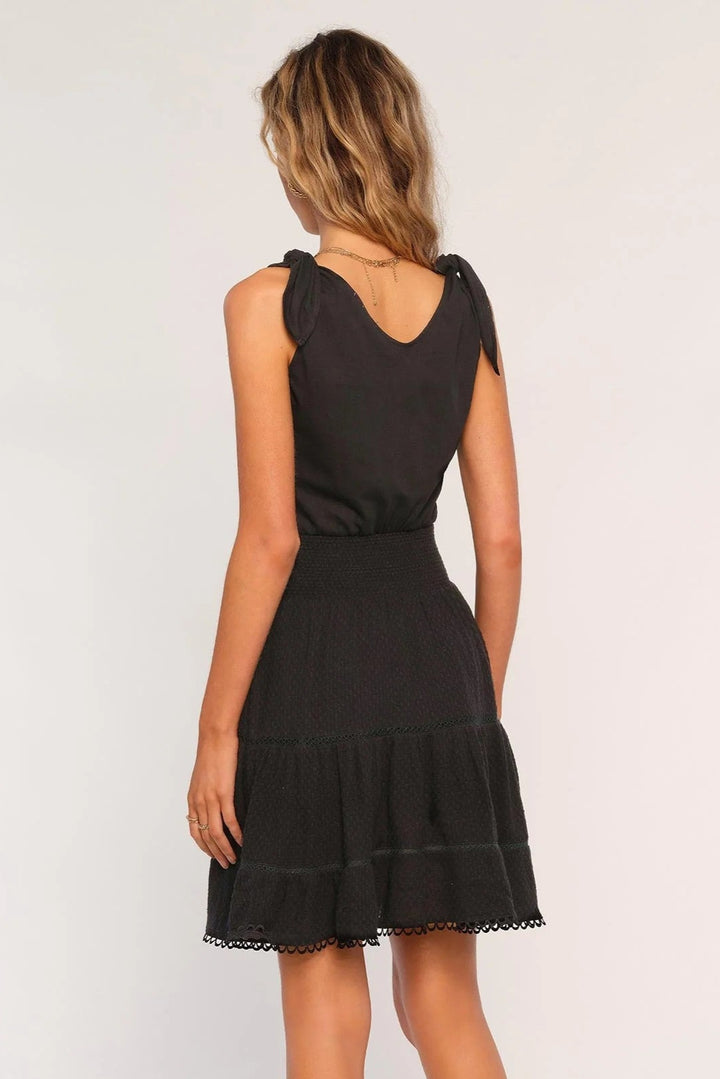 Black Sleeveless Larue Mini Dress