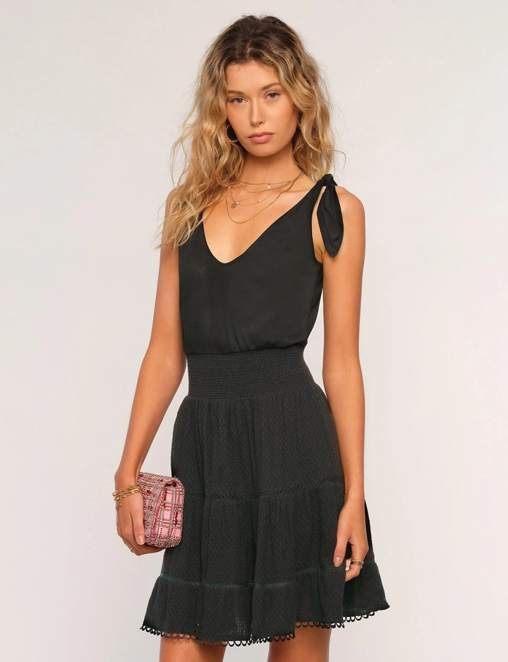 Black Sleeveless Larue Mini Dress