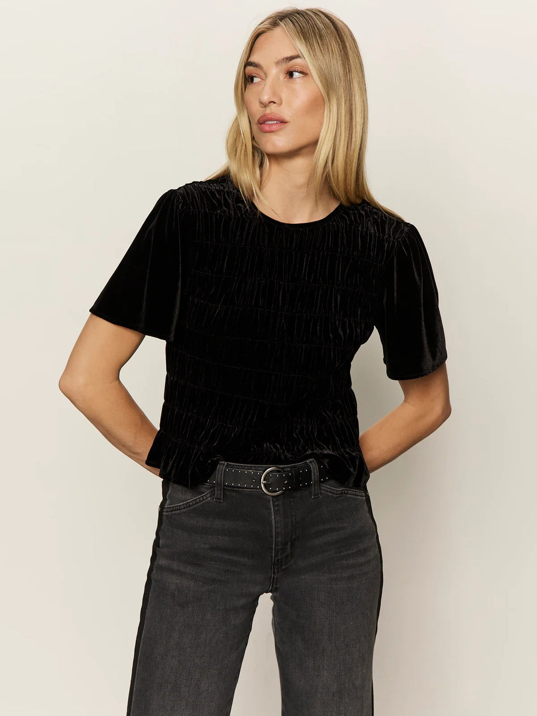 Black We Belong Together Top
