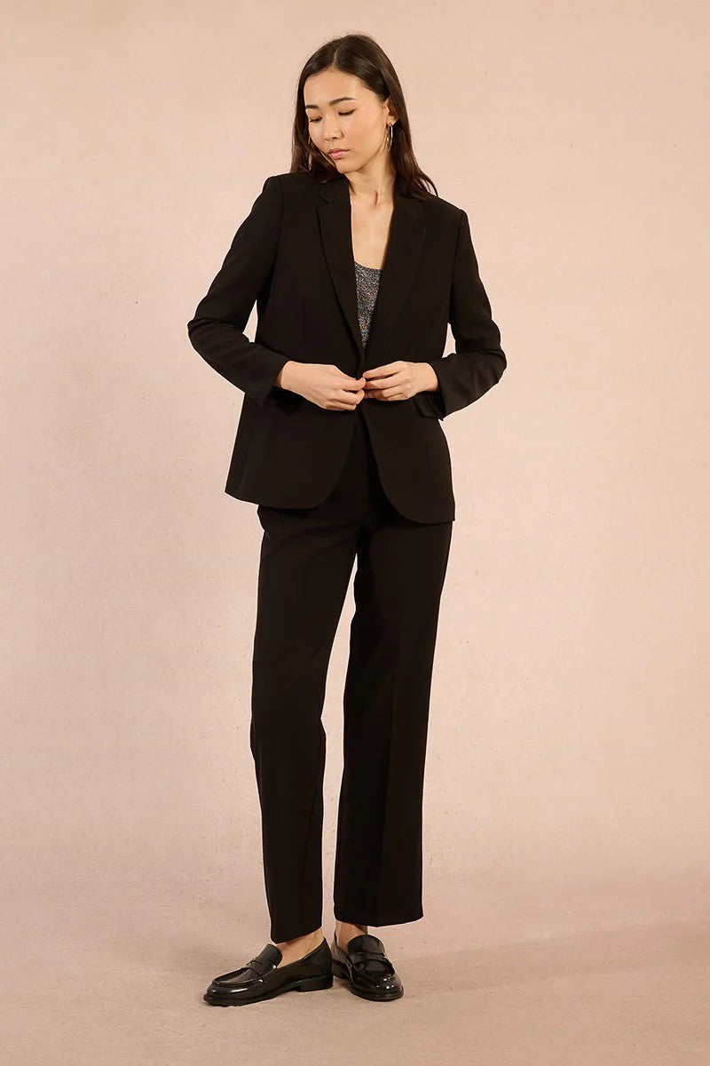 Black Woven Blazer