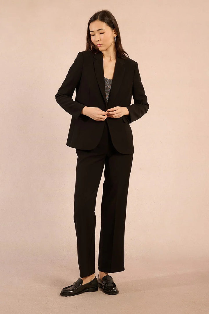 Black Woven Blazer