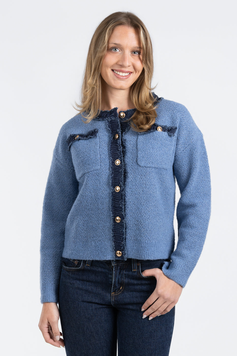 Blue Cardigan