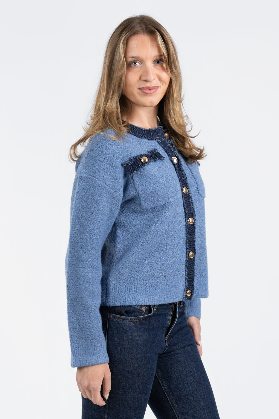 Blue Cardigan