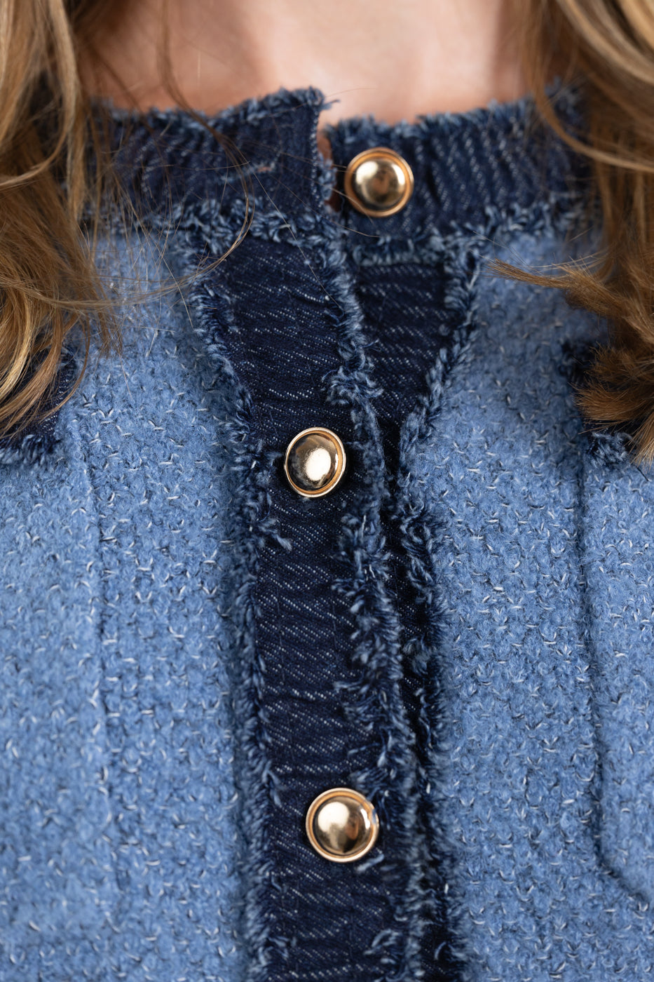 Blue Cardigan