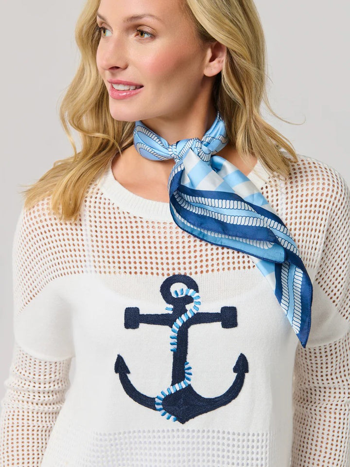 Blue Coastal Scarf
