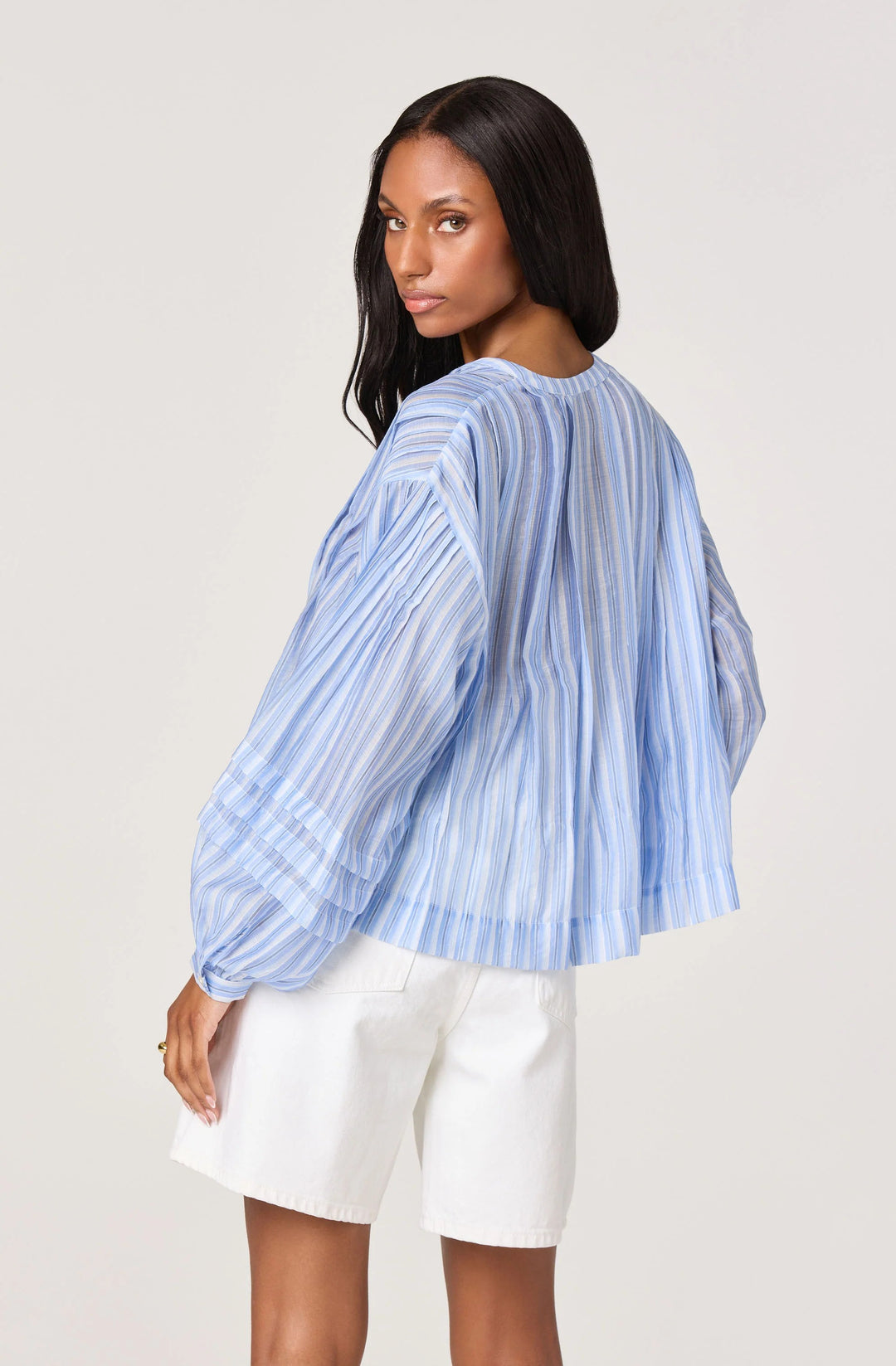 Blue Stripe Ericka Top
