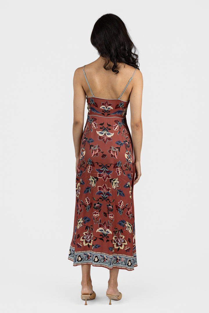Blush Pink Floral Beauty Tapestry Dress