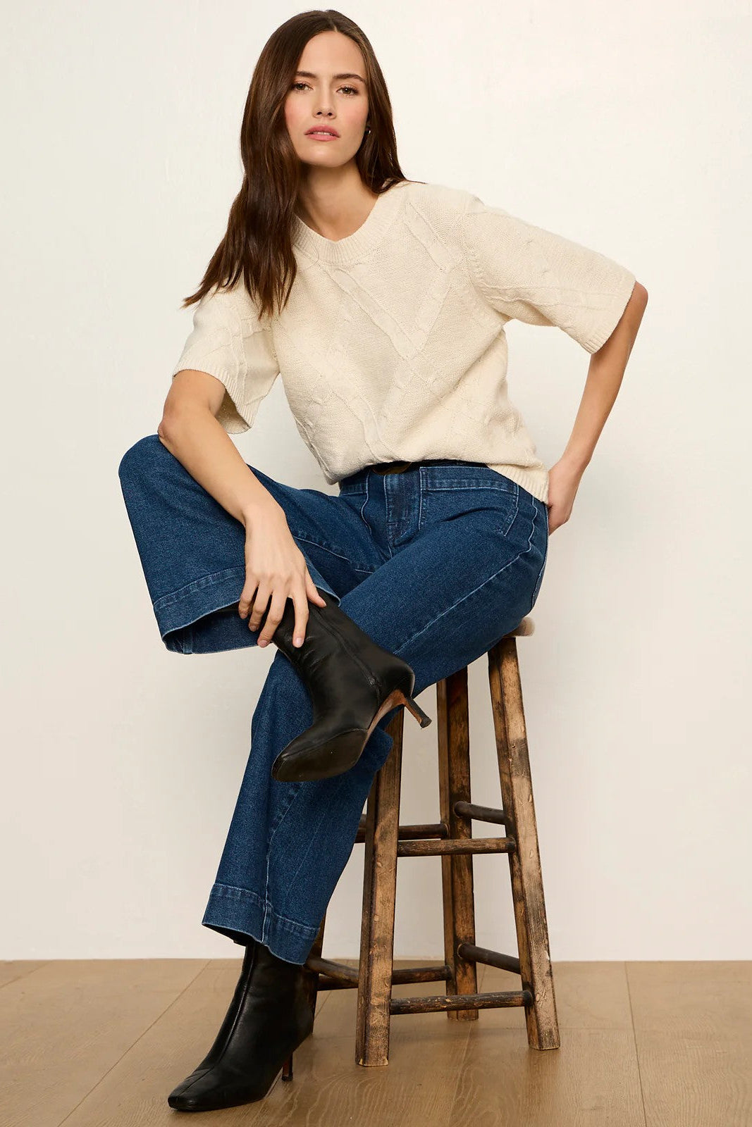 Bone Sweater Tee