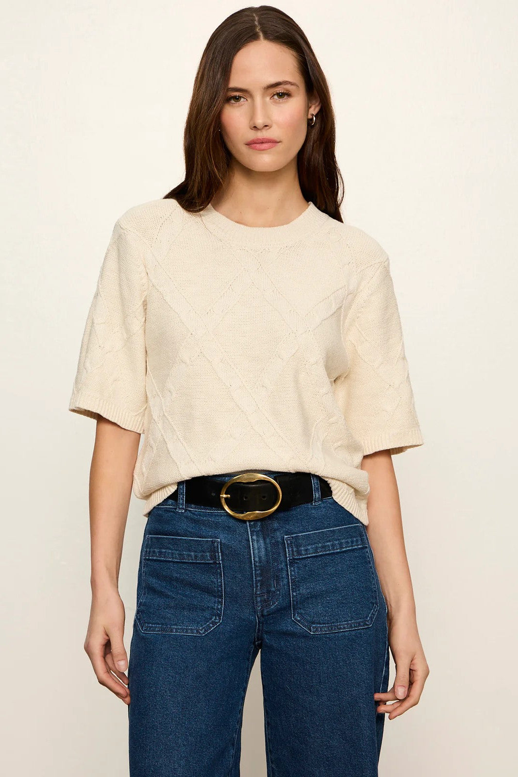 Bone Sweater Tee