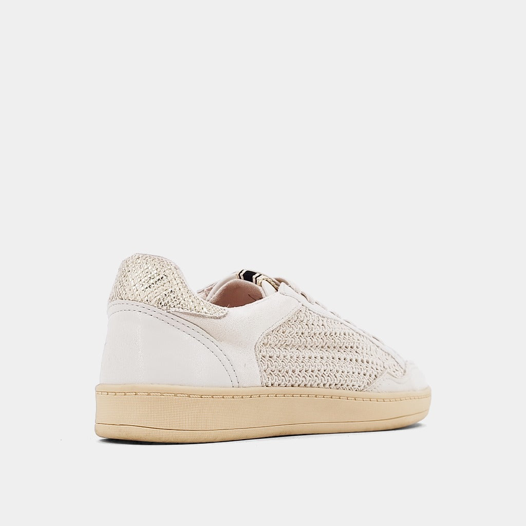 Bone Woven Roma Sneakers