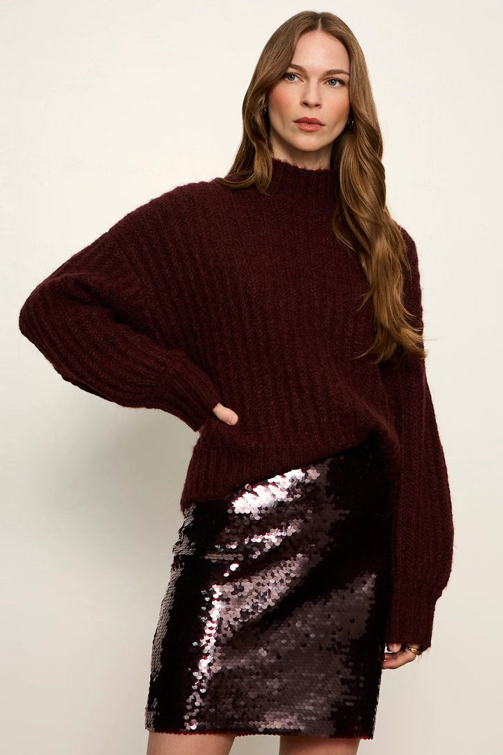 Bordeaux Kacy Sweater